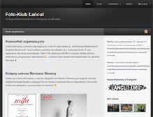 Tablet Screenshot of fotoklub.lancut.org